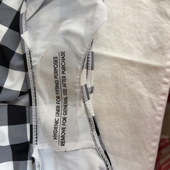 Black and White Checkered swimsuit - Picture 6 of 6